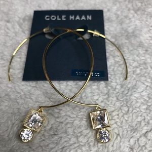 Cole Haan Gold hoops